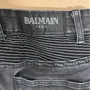 Balmain Men How To Spot Fake Balmain Jeans Balmain Biker Jeans